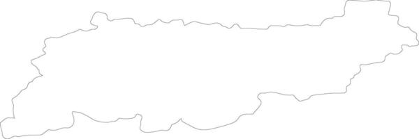 Kostroma Russia outline map vector
