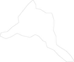 Luqa Malta outline map vector