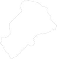 Managua Nicaragua outline map vector