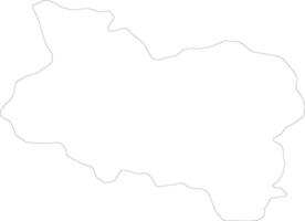 Manisa Turkey outline map vector