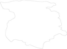 Marijampoles Lithuania outline map vector