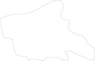 Mazsalacas Latvia outline map vector