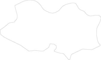 Montevideo Uruguay outline map vector