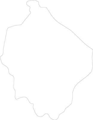 Narathiwat Thailand outline map