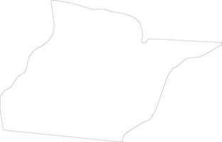 Neno Malawi outline map vector