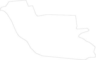 Neretas Latvia outline map vector