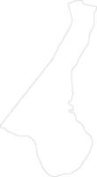 Negros Oriental Philippines outline map vector