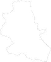 Nong Bua Lam Phu Thailand outline map vector