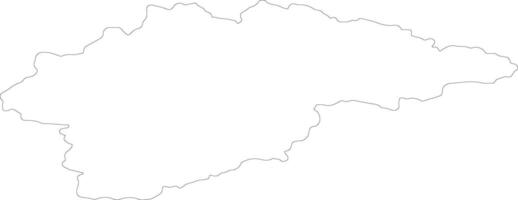 Novgorod Russia outline map vector