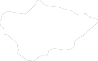 Novaci Macedonia outline map vector