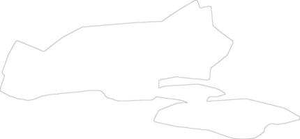 Olaines Latvia outline map vector