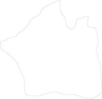 Ntchisi Malawi outline map vector