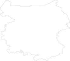 omsk Rusia contorno mapa vector