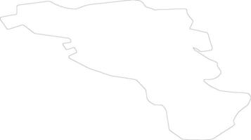 Ozolnieku Latvia outline map vector