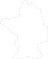 Olt Romania outline map vector