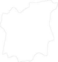 Osun Nigeria outline map vector