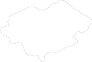 Orhei Moldova outline map vector