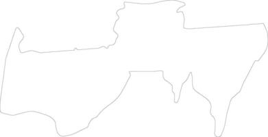 Para Suriname outline map vector