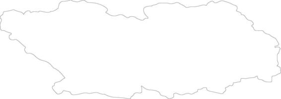 Penza Russia outline map vector