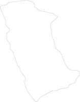 Phatthalung Thailand outline map vector