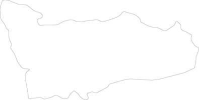 Porto Portugal outline map vector