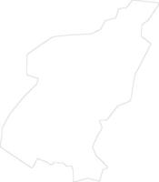 Quezon City Philippines outline map vector