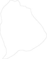 Raymah Yemen outline map vector