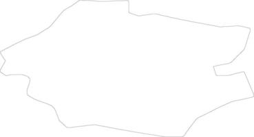 Rugaju Latvia outline map vector
