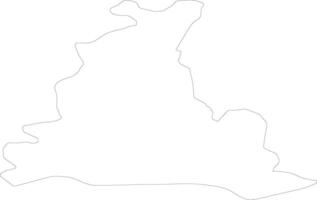 Saldus Latvia outline map vector