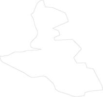 Sevastopol Russia outline map vector