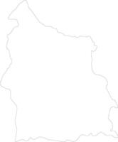 Si Sa Ket Thailand outline map vector