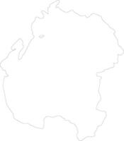 Sofía Madagascar contorno mapa vector