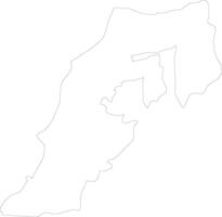 South Lebanon Lebanon outline map vector