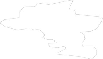 Strencu Latvia outline map vector