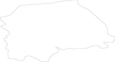 Suceava Romania outline map vector