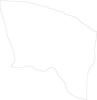 Surt Libya outline map vector