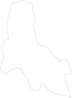 Svay Rieng Cambodia outline map vector