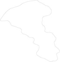 Taoyuan Taiwan outline map vector