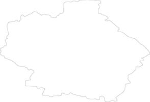 Tambov Russia outline map vector