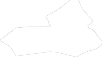 Tervetes Latvia outline map vector