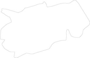 Tashigang Bhutan outline map vector