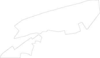 Tsuen Wan Hong Kong outline map vector