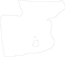 Tunapuna Piarco Trinidad and Tobago outline map vector