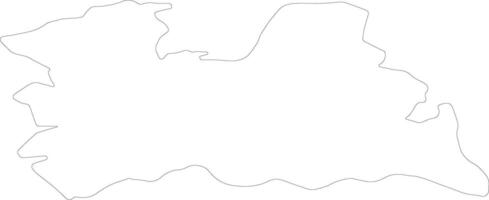 Utrecht Netherlands outline map vector