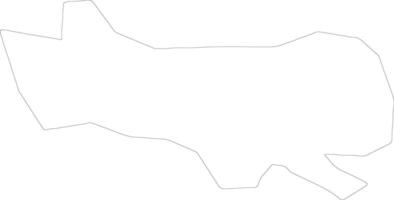 Varkavas Latvia outline map vector
