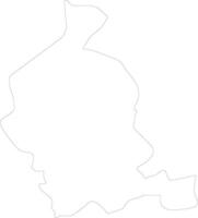 Varese Italy outline map vector