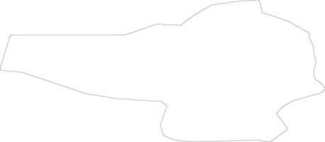 Varaklanu Latvia outline map vector