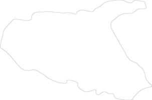 Vrancea Romania outline map vector