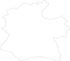 Wiltshire unido Reino contorno mapa vector