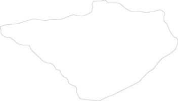 Yozgat Turkey outline map vector